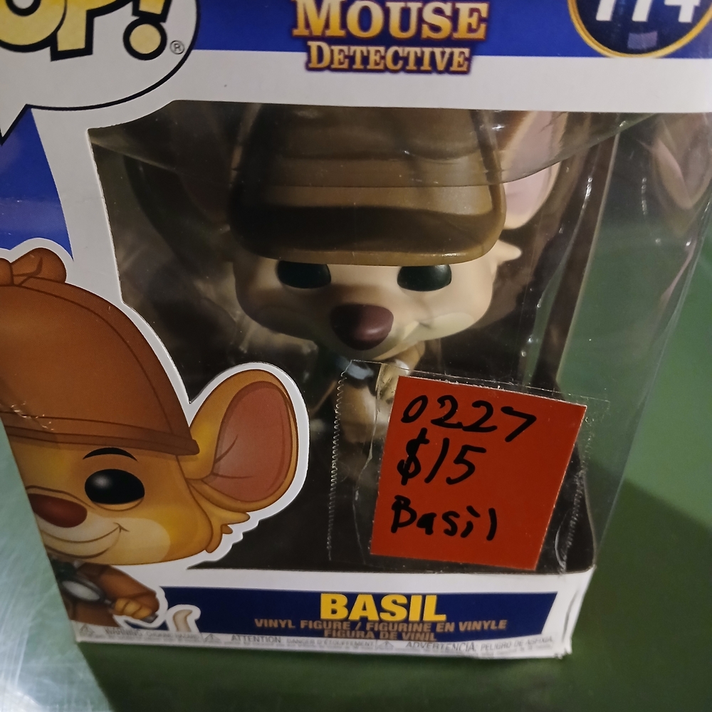 Funko Basil Vinyl Figure with Brown Hat